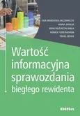Wartość informacyjna sprawozdania biegłego rewidenta - Outlet - Ewa Grabowska-Kaczmarczyk