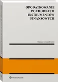 Opodatkowanie pochodnych instrumentów finansowych - Mateusz Lewandowski