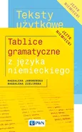 Tablice gramatyczne z języka niemieckiego + Teksty użytkowe w języku niemieckim PAKIET
