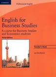 English for Business Studies Teacher's Book - Ian MacKenzie