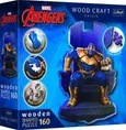 Puzzle drewniane Avengers Thanos na Tronie 160