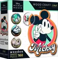 Puzzle drewniane Retro Myszka Mickey 160