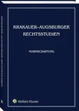 Krakauer-Augsburger Rechtsstudien. Normschaffung - Jerzy Stelmach
