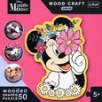 Puzzle 50 Wood Craft Junior W świecie Minnie