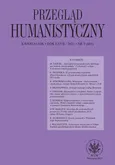 Przegląd Humanistyczny 2023/2 (481)