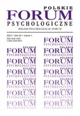 Polskie Forum Psychologiczne tom 28 numer 1