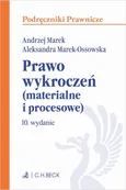 Prawo wykroczeń (materialne i procesowe) z testami online - Aleksandra Marek-Ossowska