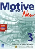 Motive Deutsch Neu 3 Podręcznik z płytą CD Zakres podstawowy i rozszerzony - Outlet - Jarząbek Alina Dorota