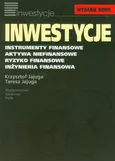 Inwestycje Instrumenty finansowe aktywa niefinansowe ryzyko finansowe inżynieria finansowa - Outlet - Krzysztof Jajuga