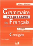 Grammaire Progressive du Francais Niveau debutant Rozwiązania do ćwiczeń - Maia Gregoire
