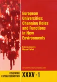 Człowiek i Społeczeństwo XXXV/1 European Universities: Changing Roles and Functions in New Environments