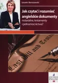 Jak czytać i rozumieć angielskie dokumenty notarialne, testamenty i pełnomocnictwa? - Outlet - Leszek Berezowski