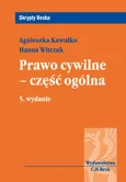 Prawo cywilne część ogólna - Outlet - Agnieszka Kawałko