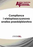 Compliance i wielopłaszczyznowa analiza przedsiębiorstwa - Barbara Dąbrowska