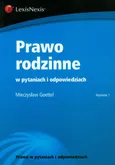 Prawo rodzinne w pytaniach i odpowiedziach - Outlet - Mieczysław Goettel