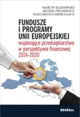 Fundusze i programy Unii Europejskiej wspierające przedsiębiorstwa w perspektywie finansowej 2014-2020 - Marcin Kleinowski