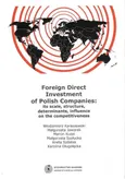 Foreign Direct Investment of Polish Companies - Outlet - Małgorzata Jaworek