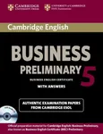 Cambridge English Business 5 Preliminary Self-study Pack Student's Book with Answers and Audio CD