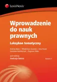 Wprowadzenie do nauk prawnych - Stanisław Kaźmierczyk