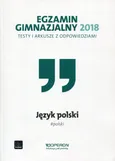 Egzamin gimnazjalny 2018 Język polski testy i arkusze z odpowiedziami - Outlet - Katarzyna Czajkowska