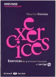 Exercices de grammaire francais et corrige + CD - Outlet - Maurice Grevisse