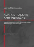 Administracyjne kary pieniężne - Outlet - Lucyna Staniszewska