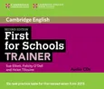 First for Schools Trainer Audio 3 CD - Sue Elliott