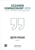 Egzamin gimnazjalny 2019 Testy i arkusze z odpowiedziami Język polski - Outlet - Katarzyna Czajkowska