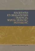 Societates et obligationes - tradycja, współczesność, przyszłość - Outlet