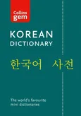 Collins Gem Korean Dictionary - Dictionaries Collins