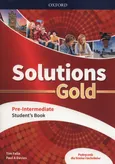 Solutions Gold Pre-Intermediate Podręcznik - Outlet - Davies Paul A.