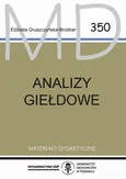 Analizy giełdowe MD 350 - Elżbieta Gruszczyńska-Brożbar