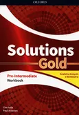 Solutions Gold Pre-Intermediate Workbook z kodem dostępu do wersji cyfrowej e-Workbook - Davies Paul A.