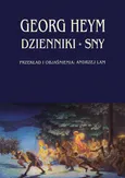 Dzienniki Sny - Outlet - Georg Heym