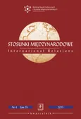 Stosunki Międzynarodowe nr 4(55)/2019 - Teresa Łoś-Nowak: The State in the International System: The Paradox of Its Endurance, doi: 10.7366/020909614201901 - Andrzej Szeptycki