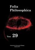 Folia Philosophica. T. 29