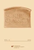 Scripta Classica. Vol. 11 - 04 Laurentius Corvinus' "Carminum structura" against the Background of Medieval and Early Renaissance Treatises on Metre