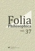 Folia Philosophica. Vol. 37 - 01 Patocka and English sensualism and its place in modern philosophy