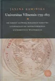 Universitas Vilnensis 1793-1803 - Janina Kamińska