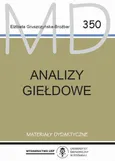 Analizy giełdowe - Rozdział 3. Analizy giełdowe - Elżbieta Gruszczyńska-Brożbar