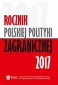 Rocznik Polskiej Poltyki Zagranicznej 2017 - Adrianna Skorupska