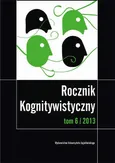 Rocznik Kognitywistyczny. Tom VI/2013
