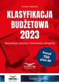 Klasyfikacja Budżetowa 2023 - Krystyna Gąsiorek