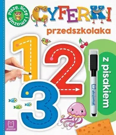 Cyferki przedszkolaka z pisakiem Piszę, liczę i zmazuję Wydanie specjalne - Agnieszka Bator