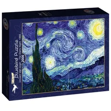 Gwiaździsta noc, Vincent van Gogh,1889 Puzzle 2000