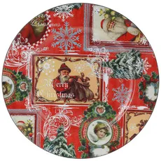 Ozdobny talerz - podkładka „Świąteczna choinka”.