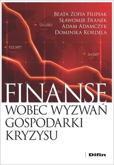 Finanse wobec wyzwań gospodarki kryzysu - Outlet - Adam Adamczyk, Beata Filipiak, Sławomir Franek, Dominika Kordela