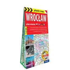 Wrocław foliowany plan miasta 1:22 500 - zbiorowe opracowanie