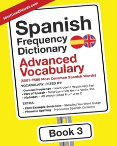 Spanish Frequency Dictionary - Advanced Vocabulary - MostUsedWords