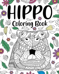 Hippo Coloring Book - PaperLand